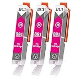 キヤノン canon用 BCI-381XL M インクカートリッジ 3本セットマゼンタ Canon 381互換インク 対応機種：PIXUS TR703 TR7530 TR8530 TR8630 TR9530 TS6130 TS6230 TS6330 TS7330 TS7430 TS8130 TS8230 TS8330 TS8430【大容量/残量表示/個包装/安心三年保障付き】