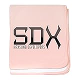CafePress – sdx-developersギア – スーパーソフトベビー毛布、新生児おくるみ ピンク 05130892416832E