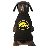 NCAA Iowa Hawkeyes Polar Fleece犬スウェットシャツ M