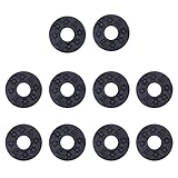 10 個ブラックギターストラップロックシリコンストラップロックラバーギターストラップロックブロックギタープロテクターギターロック