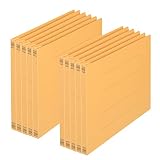 プラス フラットファイル 樹脂製とじ具 A4 ヨコ 10P イエロー 78-257 NO.022N-10P