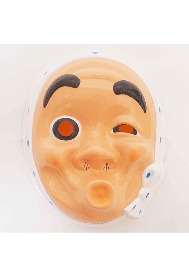 Amazon | お面 おかめ・ひょっとこ・お笑い 3枚セット 約H21