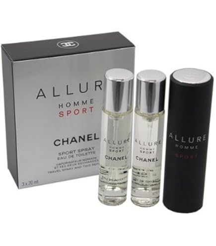 CHANEL】アリュール オム スポーツ コロン トラベルスプレー20ml×3