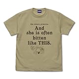 【公式】コスパ 葬送のフリーレン ミミックに食べられるフリーレン Tシャツ SAND KHAKI Lサイズ