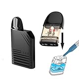 電子タバコ 注油可 スターターキット ベイプ 本体 VAPE 爆煙 モード 水蒸気タバコ カートリッジ2個付き リッキト無 Type-C充電 aaok (a58)