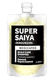 スーパーサイヤ 薬用 スカルプシャンプー メンズ 男性 男性用 オーガニック アミノ酸シャンプー リンスイン 無添加 フケ かゆみ 頭皮 保湿 乾燥 頭皮臭 頭皮臭い ノンシリコン シャンプー 濃密泡 医薬部外品 (180ml)