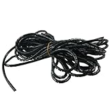 uxcell　スパイラルチューブ　配線保護　配線整理 コルゲートチューブ 　ワイヤラップチューブ PEポリエチレン　15M 直径8mm