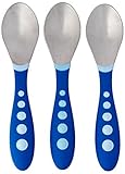 NUK Gerber BPA Free Graduates Kiddy Cutlery Spoons, 3 Pack, Neutral by NUK [並行輸入品]