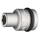 トネ(TONE) インパクト用ソケット 4NV-10 差込角12.7mm(1/2") 二面幅10mm