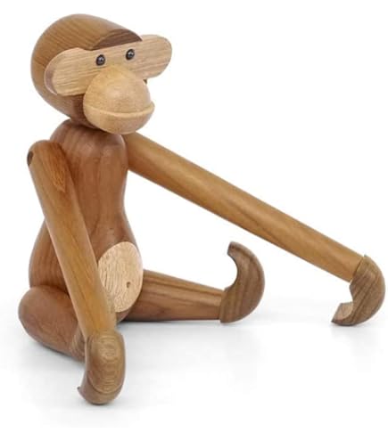 Amazon.co.jp: Kay Bojesen MONKEY さる インテリア 日本未入荷 白黒
