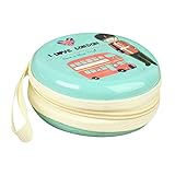 (デイリー スウィート)Daily Sweet　 鉄製　ラウンド　コインケース　小銭入れ　ポーチ　ギフト　バッグ　キーホルダー　ジップ　全6タイプ　 財布 レディース 　イヤホン収納 キーケース 丸型