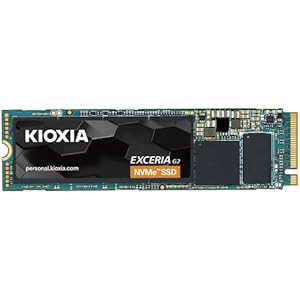 キオクシア KIOXIA 内蔵 SSD 1TB NVMe M.2 Type 2280 PCIe Gen 3.0×4 国産BiCS FLASH TLC 搭載 国内正規代理店5年保証 EXCERIA G2 SSD-CK1.0N3G2/N 【国内正規代理店保証品】