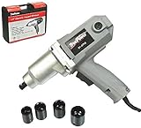 TruePower 01-0706 Electric Impact Wrench 230 Feet Pound Sockets and Storage Case Included, 1/2-Inch 