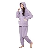 [Vulcanodon] パジャマ レディース ルームウェア 上下セット 前開き 肌に優しい 部屋着 春 秋 冬 保温 防風 防寒 暖かい