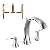 Moen KRTFI-D-TS21703CR Fina 8-1/4-Inch Roman Tub Faucet, Chrome [並行輸入品]