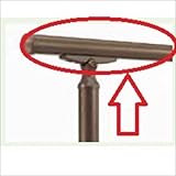 LIXIL TOEX　グリップライン　歩行補助手すり　径38手すり用　ビーム　端部用　W1350　【リクシル】 アルミカラー　オータムブラウン