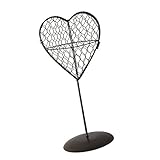 Fityle アイアン　ワイヤー　ハート型　スタンド　多肉植物　ハンギング　プランター　植物　ホルダー　インテリア　ギフト