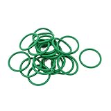 uxcell oリング Oシールリング O形グロメット 17mm x 1.5mm 耐高温 ゴム素材 20個