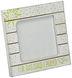 Dicksons Baby Photo Frame, For This Child I Prayed/White by Dicksons