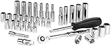 Wilmar Performance Tool W36905 1/4-Inch Dr. Mechanic's Set, 36-Piece [並行輸入品]