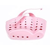 TOPmountain 1PC 調節可能なボタンタイプ シンクのスポンジは、蛇口をハンギング 収納袋バスケットシェルフ ドレインラックキッチンアクセサリー