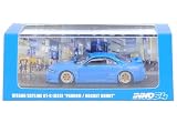 Inno Models 1/64 ニッサン スカイライン GT-R (R33) Pandem/Rocket Bunny ブルー 完成品