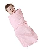 Cyuuro Infant Baby Girl Swaddle Blanket Wrap Sack Receiving Blanket Pink 4-10 Months 【joybaby】 [並行輸入