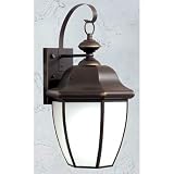 Forte Lighting 10004-01-14 Traditional 1-Light Energy Star CFL Exterior Wall Lantern, Royal Bronze F