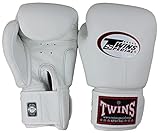 Twins　ボクシンググローブ　本革製　10オンス　ホワイト