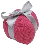 Estella Hand Knit Organic Gift Rattle Baby Toys, Pink by Estella, Designed for Children