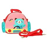 「ジョイスベアー」刺繍入りアップリケショルダーバッグスウィングパック（21*21*6.8cm）