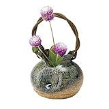 花入 小さい ミニ 花瓶 一輪挿し 花瓶 陶器 和室 花器 花 インテリア 季節 癒し おしゃれ 可愛い シンプル 上品 プレゼント 陶器 日本製 櫛びーどろ G5-3801