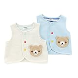 Piccolo(ピッコロ) ベスト (50～80cm) キムラタンの子供服 (34057-171a) サックス 50～80