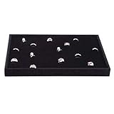 フランネルネックレスリングボックスディスプレイスタンドデコレーションジュエリーボックス収納ボックス