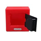 Lastnightキュート組み合わせロックコードセーフ現金コイン保存お金ボックス貯金箱ギフト 8.5cm x 8.5cm x 4cm レッド 02NNEW31916XP9E