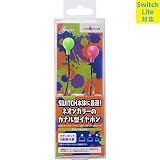 【Switch Lite対応】 CYBER ・ ネオンカラーイヤホン ( SWITCH 用) ピンク&グリーン