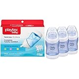 Playtex Ventaire Advanced Bottle, Blue, 6 Ounce (Pack of 3) by Playtex [並行輸入品]