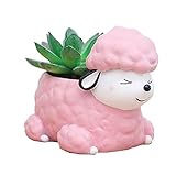 かわいい犬の形の家の装飾 たにくしょくぶつの花瓶の花のポットサボテンの植物のポットのデスクトップフラワーポットミニ盆栽のポット (プードル)