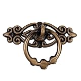 Pixnor 10個入りアンティーク真鍮ヴィンテージキッチンキャビネット食器棚ドレッサードア引き出しノブ