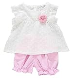 6ヶ月- 3歳の女赤ちゃん夏かわいい子供服2枚セットトップとショートパンツの