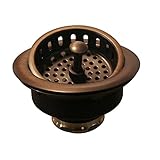 Westbrass D214-11 3-1/2-Inch Post Basket Strainer in Antique Copper [並行輸入品]