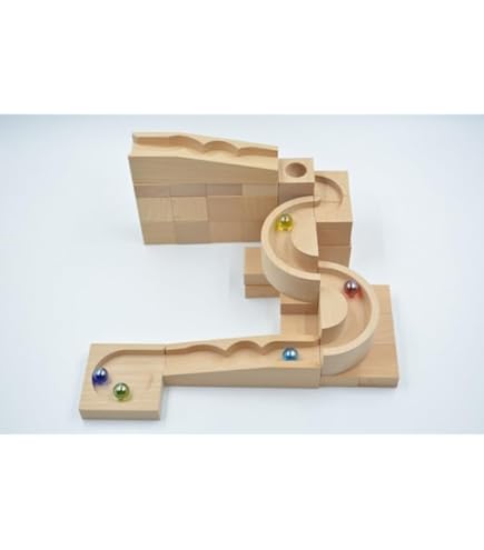 小さな大工さん　ビー玉転がしセット/木のおもちゃ 小さな大工さん 40-22 ビー玉転がし 箱入り 木のおもちゃ 積み木