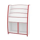 【JAJAN】マガジンラックレギュラー 幅63cm レッド［完成品][おまけ付き]【知育家具EVAキッズシリーズ】MRJ-63HR_s