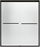 Kohler k-709064-d3-abzグラデーションスライドシャワードア、幅70 – 1 / 16 " H x 59 – 5 / 8 " 1 / 4 "厚曇りガラス、陽極酸化ダークブロンズ