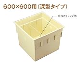 【城東テクノ】床下収納庫 600×600用 深型タイプ アイボリー(PP) SPF-60S3 1ケース（1コ入り）