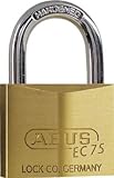 [T-4451783]ＡＢＵＳ　真鍮南京錠　ＥＣ７５－４０　ディンプルシリンダー　バラ番 EC7540KD