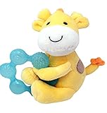 Child of Mine Soft Giraffe Plush with Teething Ring and Rattle [並行輸入品]