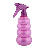 uxcell トリガースプレーボトル?パープル ひょうたん型?プラスチック 花?植物 560ml 家庭用?