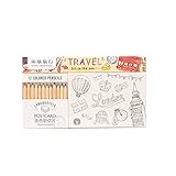 Yidingはがき、クリエイティブ手描きはがきカラーリンググリーティングカードColoring Book Set withペン 10.5 * 14.8cm (12 with pen)