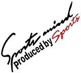 車のステッカー、車のスタイリングスポーツマインドステッカーエンブレムバッジステッカー自動ヘッドライトフードステッカー